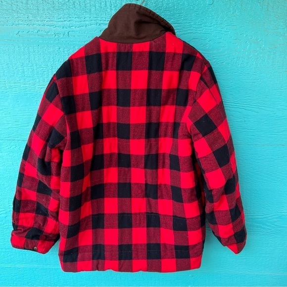 VINTAGE SEARS ROEBUCK REVERSIBLE BARN CHORE UTILITY JACKET COAT SIZE LARGE - Picture 9 of 9